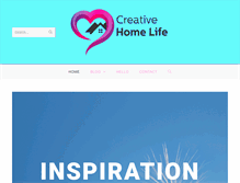 Tablet Screenshot of creativehomelife.com